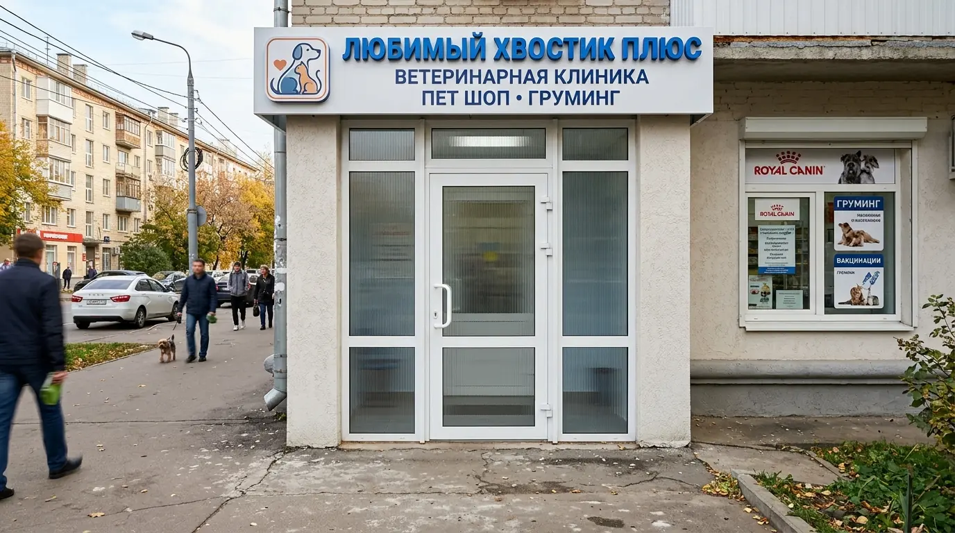 Входные группы в торговый центр — вариант исполнения