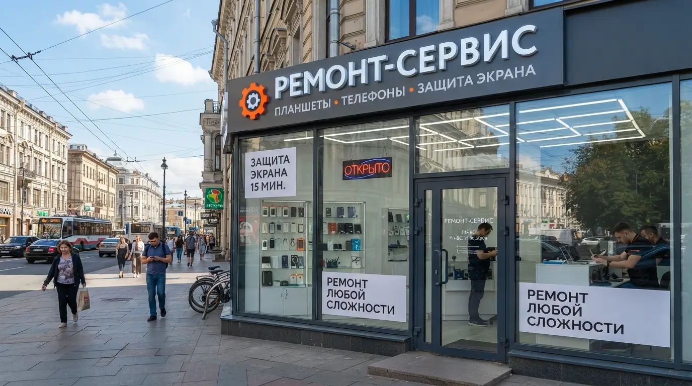 Остекление фасадов магазинов