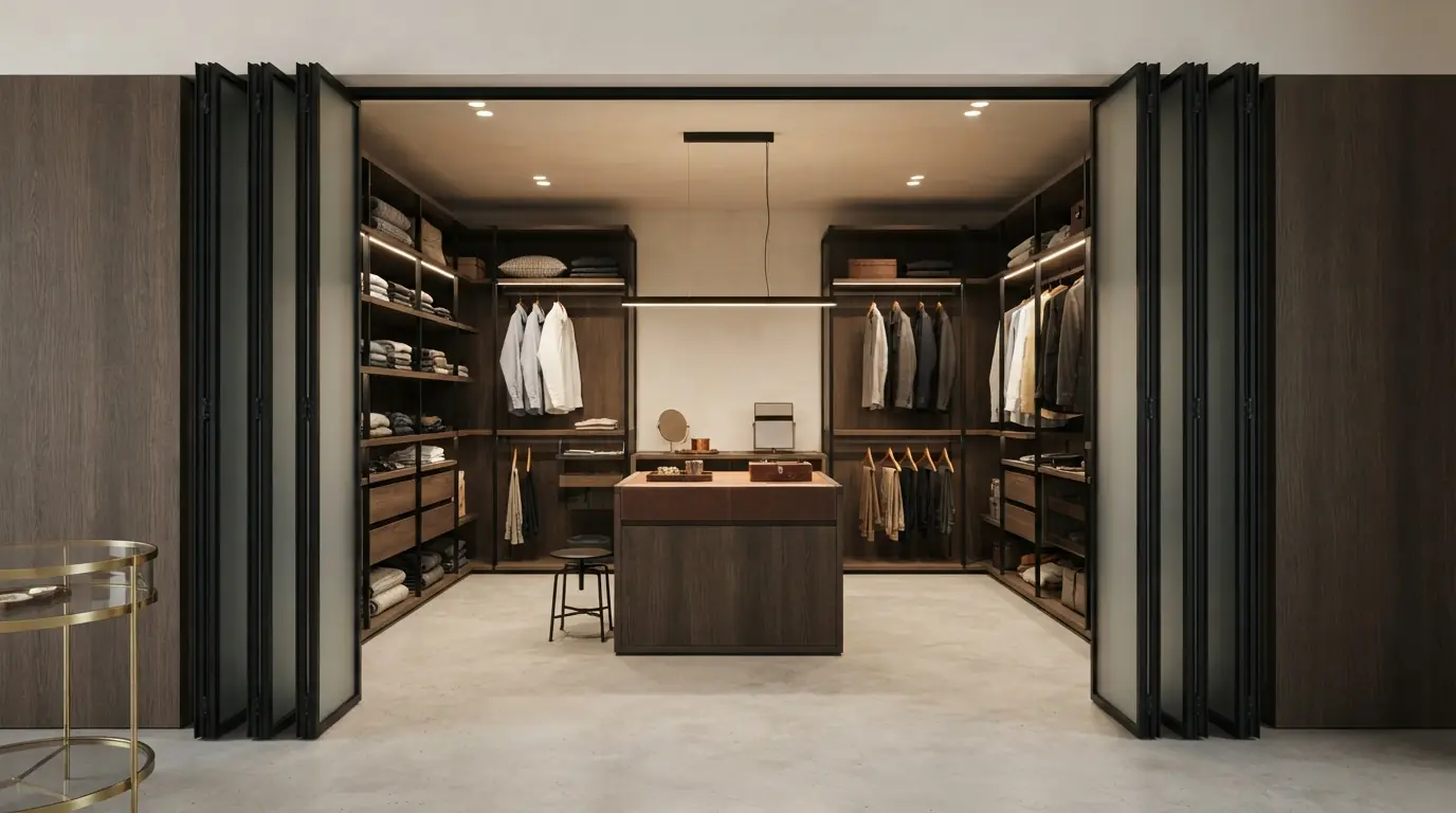 Стационарные межкомнатные перегородки — в интерьере